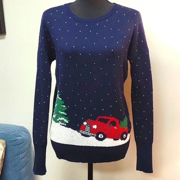 Shrinking Violet Sweaters Shrinking Violet Holiday Sweater